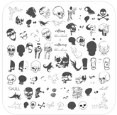 Clattering Bones (CjS-H-81) -  CJS Medium Stamping Plate